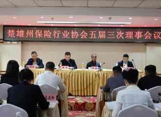 楚雄州保险行业协会召开五届三次理事会议